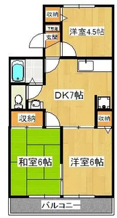 ガーデンホームズI・II【1階】の間取り