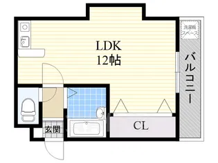 ルミエール大池【2階】の間取り