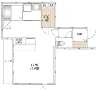 (仮称)足立区谷中メゾン【1階】の間取り