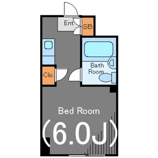 サンハイム田町【6階】の間取り