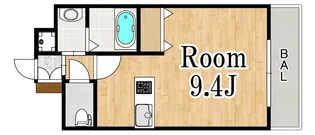 シャインビュー新大阪【2階】の間取り