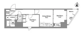 Daffitto錦糸町【3階】の間取り