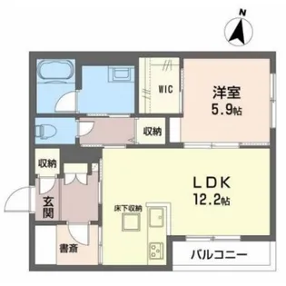 シュポールS【1階】の間取り
