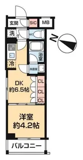 ARCOBALENO HASUNEI【5階】の間取り