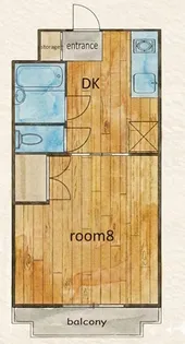 わかば台ハイツ【1階】の間取り