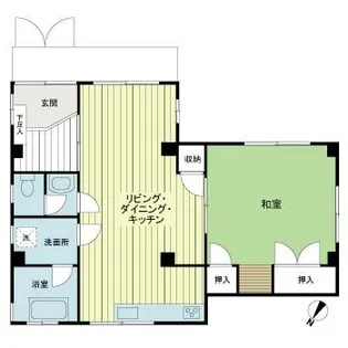 大嶋アパート【1階】の間取り