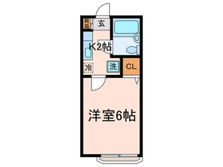 ユニティ経堂【1階】の間取り