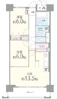 アヴァンセ姫路【7階】の間取り