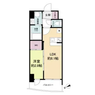 セレニテ九条リアン【2階】の間取り