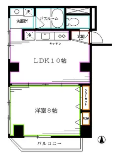 オースミビル【5階】の間取り