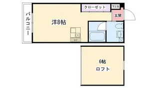 C4 koshien east【2階】の間取り