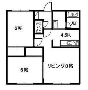 マロード永山【1階】の間取り