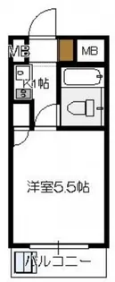 スタープラザ三筋【3階】の間取り