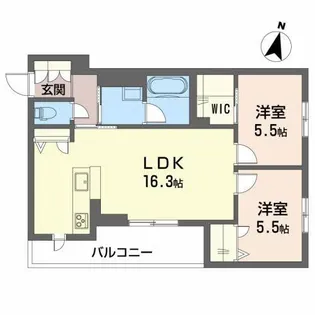 Advance【1階】の間取り