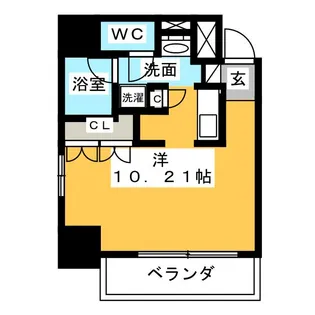フォレスト那古野【6階】の間取り