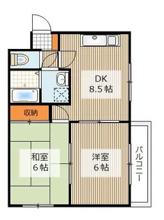 ニューハイツ【2階】の間取り