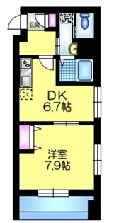 コートカメリア【4階】の間取り