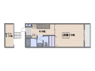 サンライズ伴駅前ビル【3階】の間取り