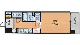 アスヴェルタワー大阪城WEST【14階】の間取り
