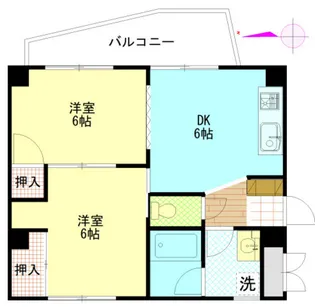 洋光ハイツ中山【4階】の間取り