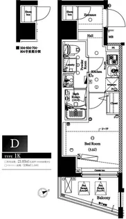 アクサス西五反田【5階】の間取り