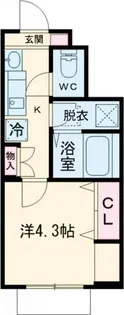ソルナクレイシア二子玉川【1階】の間取り