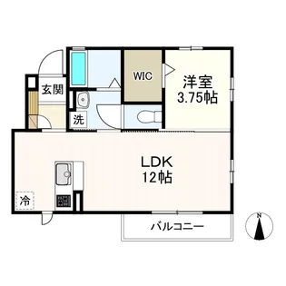 ボヌール C【1階】の間取り