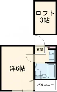 レオパレス高砂【2階】の間取り