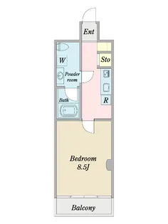 39Housing Units【6階】の間取り