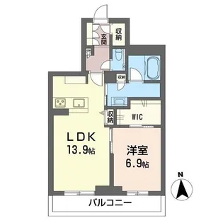 ココオレンヂ【2階】の間取り