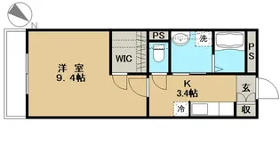 プランドール【3階】の間取り