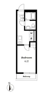 リベルタ津田沼【1階】の間取り