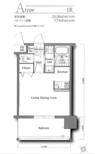エンクレストNEO博多駅南【11階】の間取り