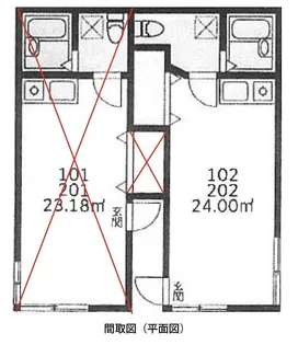 グランメゾン上落合【1階】の間取り