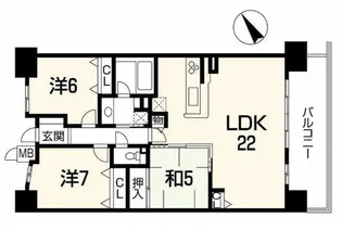 パデシオン南草津駅前【4階】の間取り