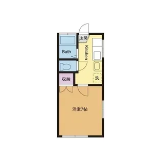 サンライズA【2階】の間取り