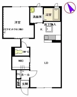 パステロ【1階】の間取り