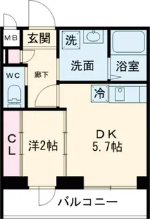 アクアプレイス京都聚楽第【4階】の間取り