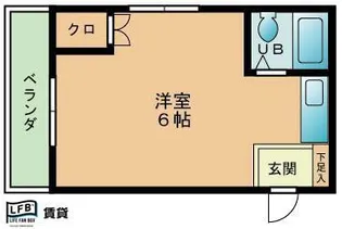 イーグルビル【1階】の間取り