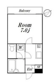 ロジェ高井戸壱番館【4階】の間取り