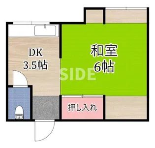 大黒荘【1階】の間取り