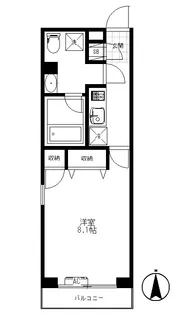 渋谷館【4階】の間取り