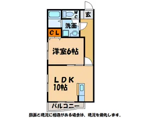 ガーデニングハイツ【2階】の間取り