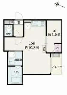 Jack hommachiIII【3階】の間取り