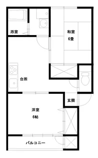 ピュアハウス B【2階】の間取り