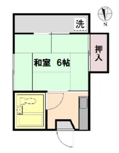 コーポ山遊【2階】の間取り