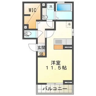 エスペランサS V【3階】の間取り
