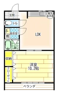 Iコーポ22【2階】の間取り