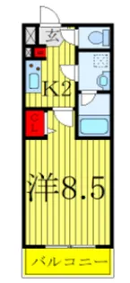 ラフィスタ志村坂下【3階】の間取り