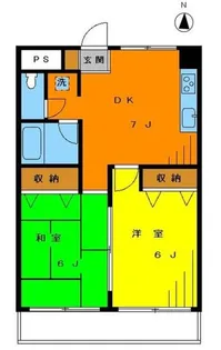 芝田マンション【3階】の間取り